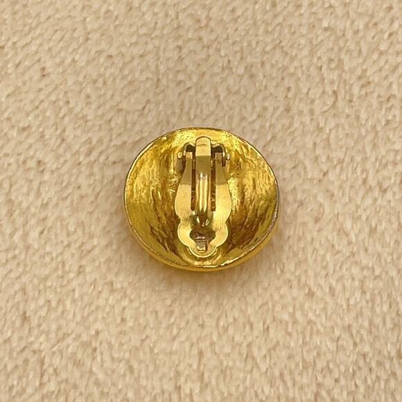 Authentic Chanel Coco Marks 96A GP earrings 22.72g W/Box - Picture 10 of 12